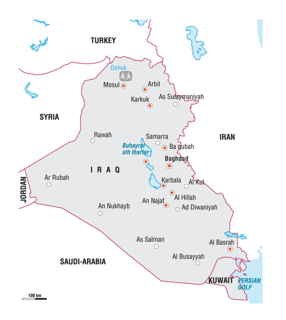 Map Iraq